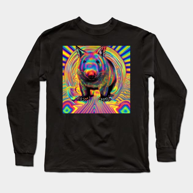 The Wombat Guru Long Sleeve T-Shirt by J7Simpson